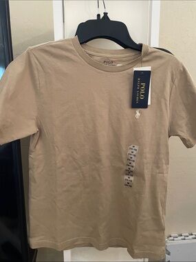 Polo by Ralph Lauren Short Sleeve Tee in Beige